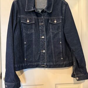 New York & Company Dark Blue Jean Jacket
